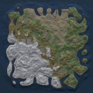 Thumbnail Rust Map: Procedural Map, Size: 4500, Seed: 433034240, 19 Monuments