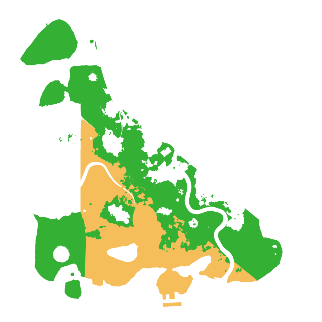 Biome Rust Map: Procedural Map, Size: 3500, Seed: 454038164
