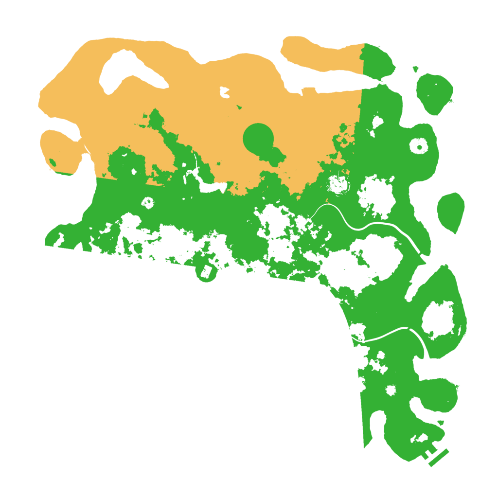 Biome Rust Map: Procedural Map, Size: 4250, Seed: 71624901