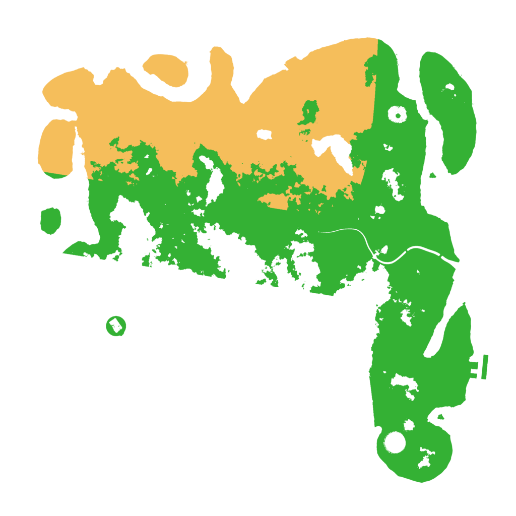 Biome Rust Map: Procedural Map, Size: 4250, Seed: 22509