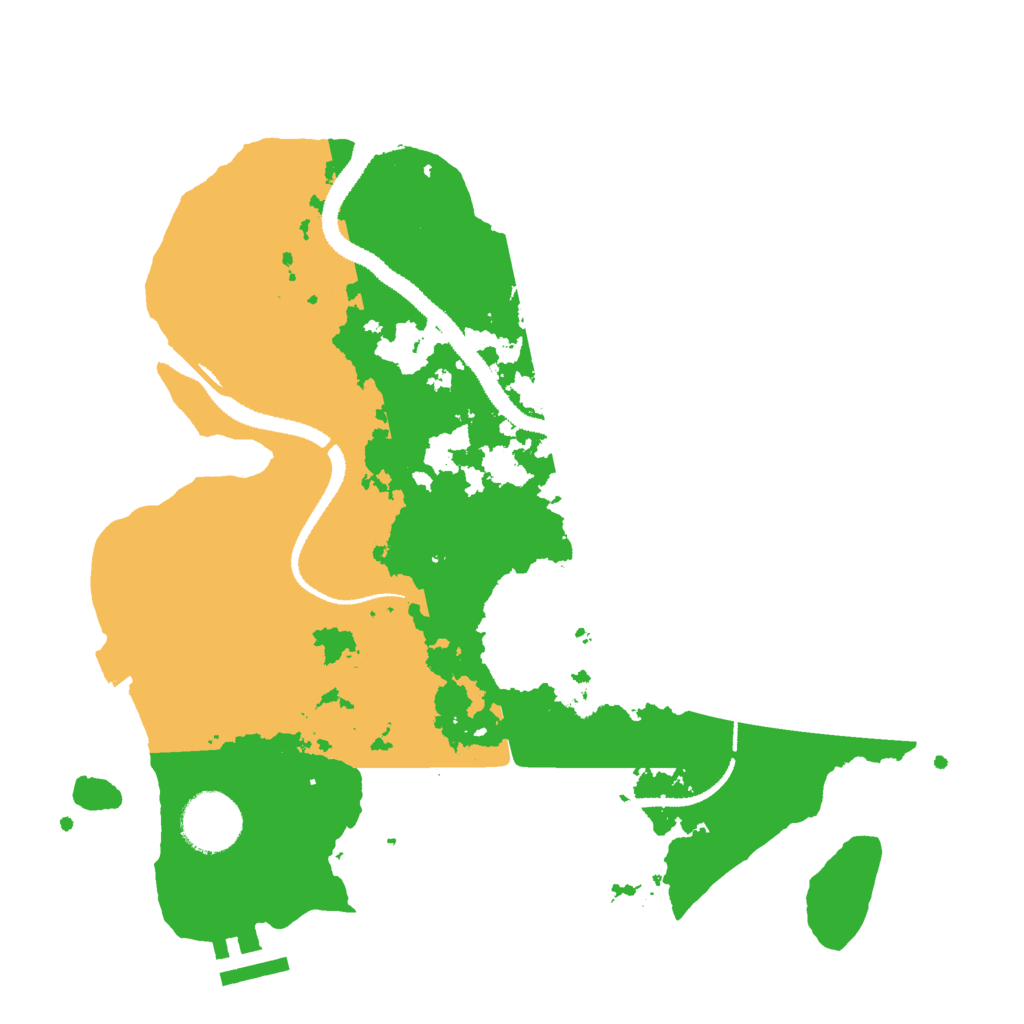 Biome Rust Map: Procedural Map, Size: 3000, Seed: 872902418