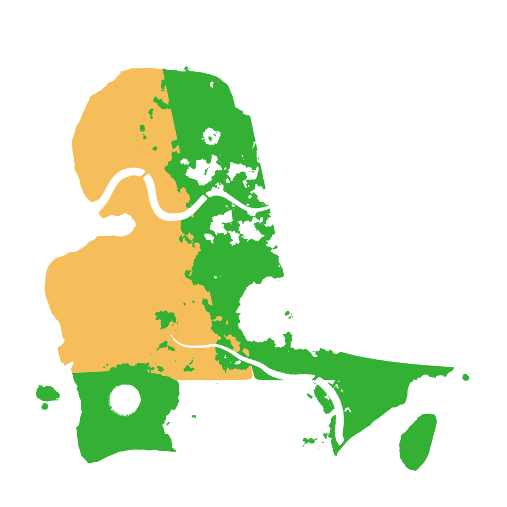 Biome Rust Map: Procedural Map, Size: 3000, Seed: 872902418