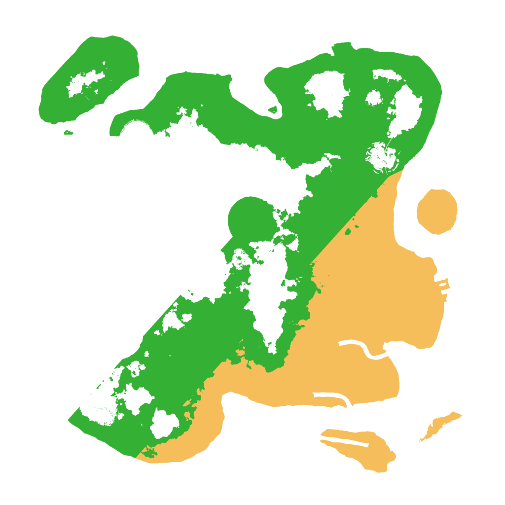 Biome Rust Map: Procedural Map, Size: 3000, Seed: 991538387
