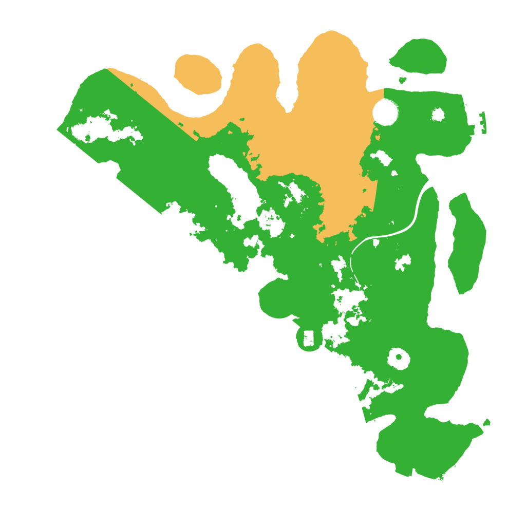 Biome Rust Map: Procedural Map, Size: 3600, Seed: 2191627