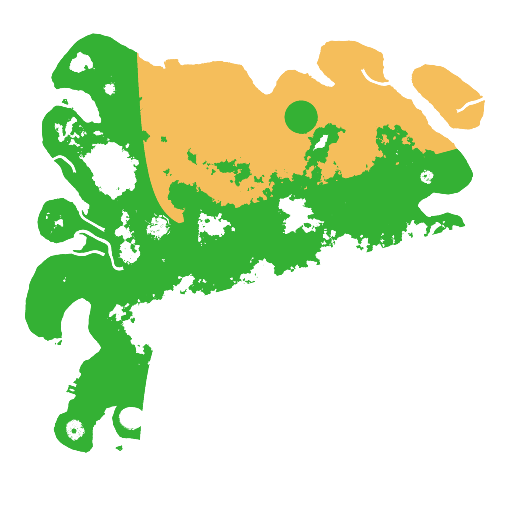 Biome Rust Map: Procedural Map, Size: 4096, Seed: 1110754251