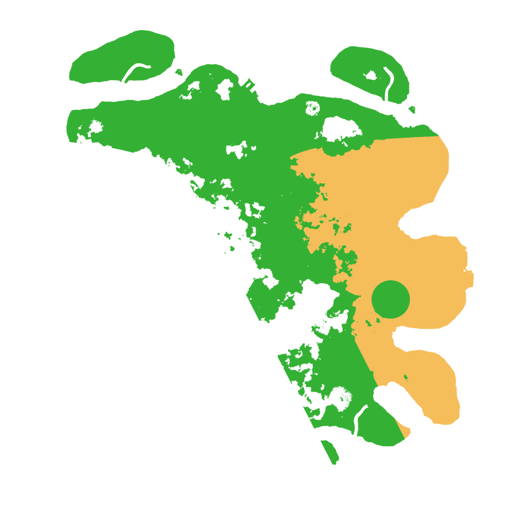 Biome Rust Map: Procedural Map, Size: 3500, Seed: 19369601