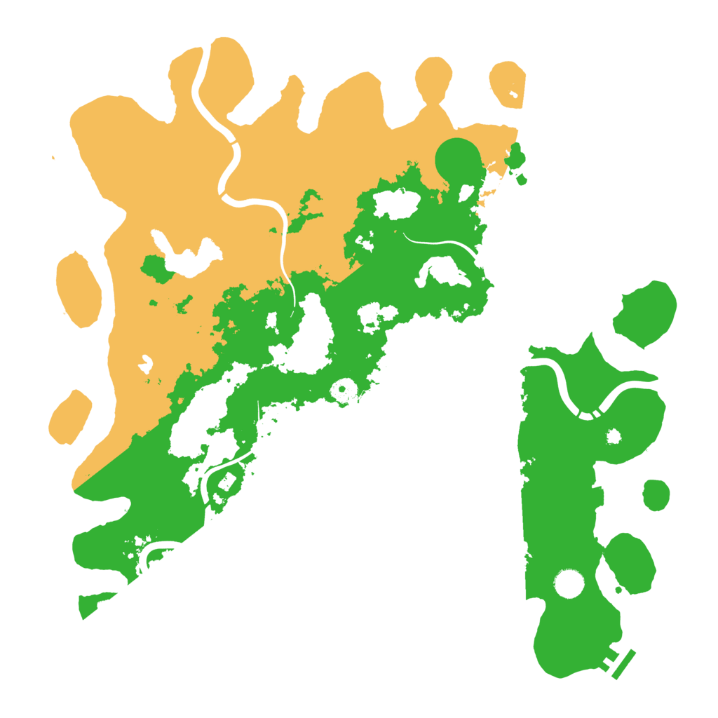 Biome Rust Map: Procedural Map, Size: 4300, Seed: 19112023