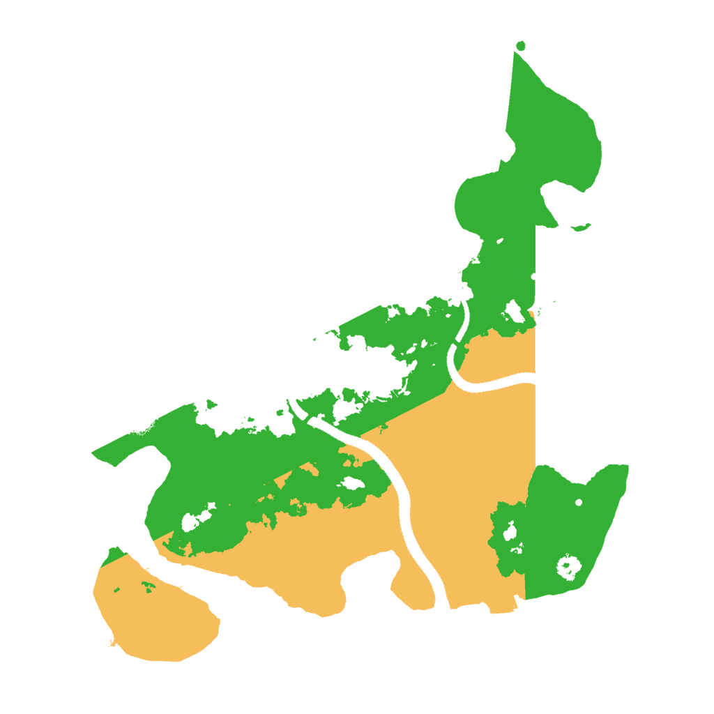 Biome Rust Map: Procedural Map, Size: 3000, Seed: 625532