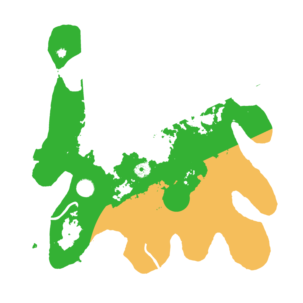 Biome Rust Map: Procedural Map, Size: 3000, Seed: 33214532