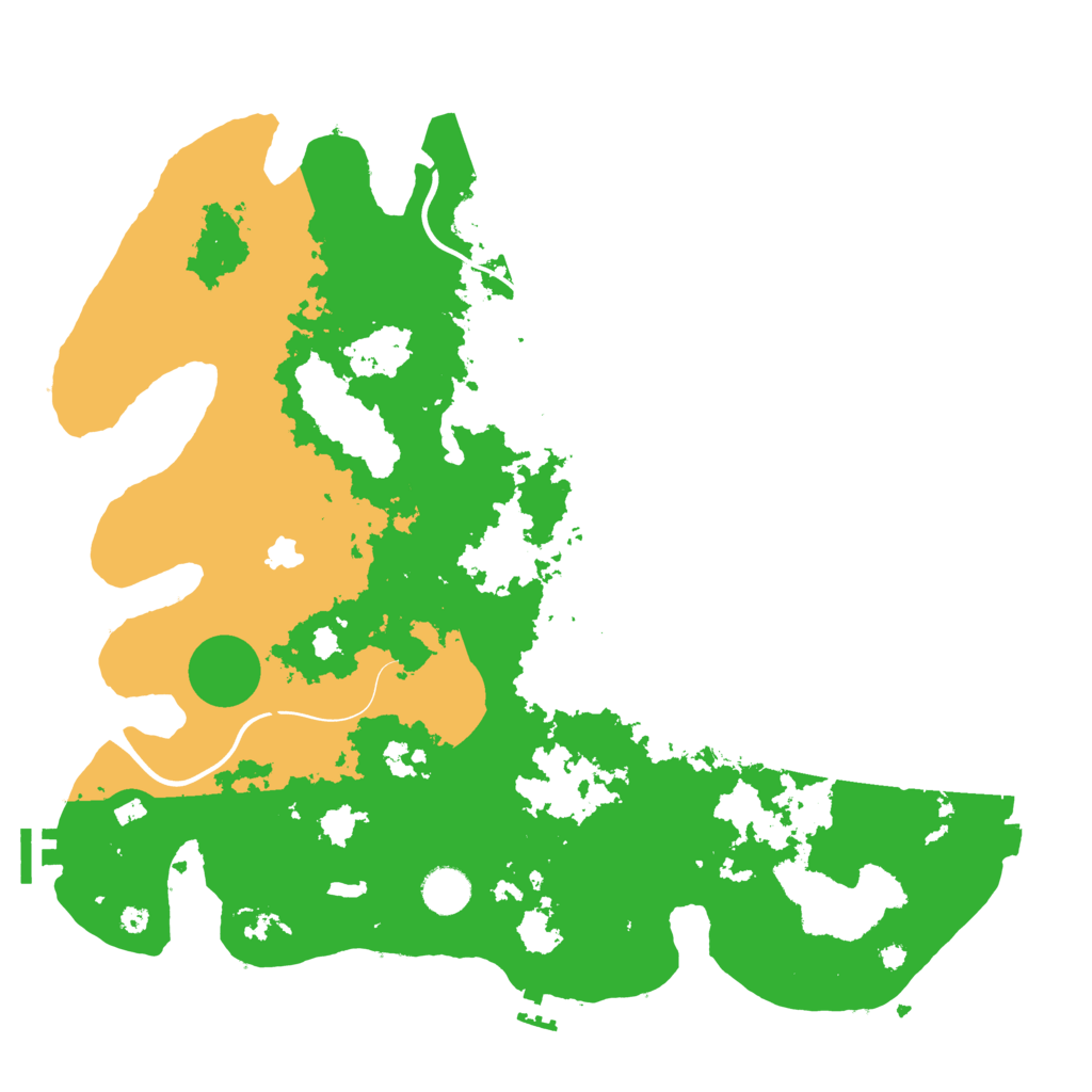 Biome Rust Map: Procedural Map, Size: 4000, Seed: 601535907