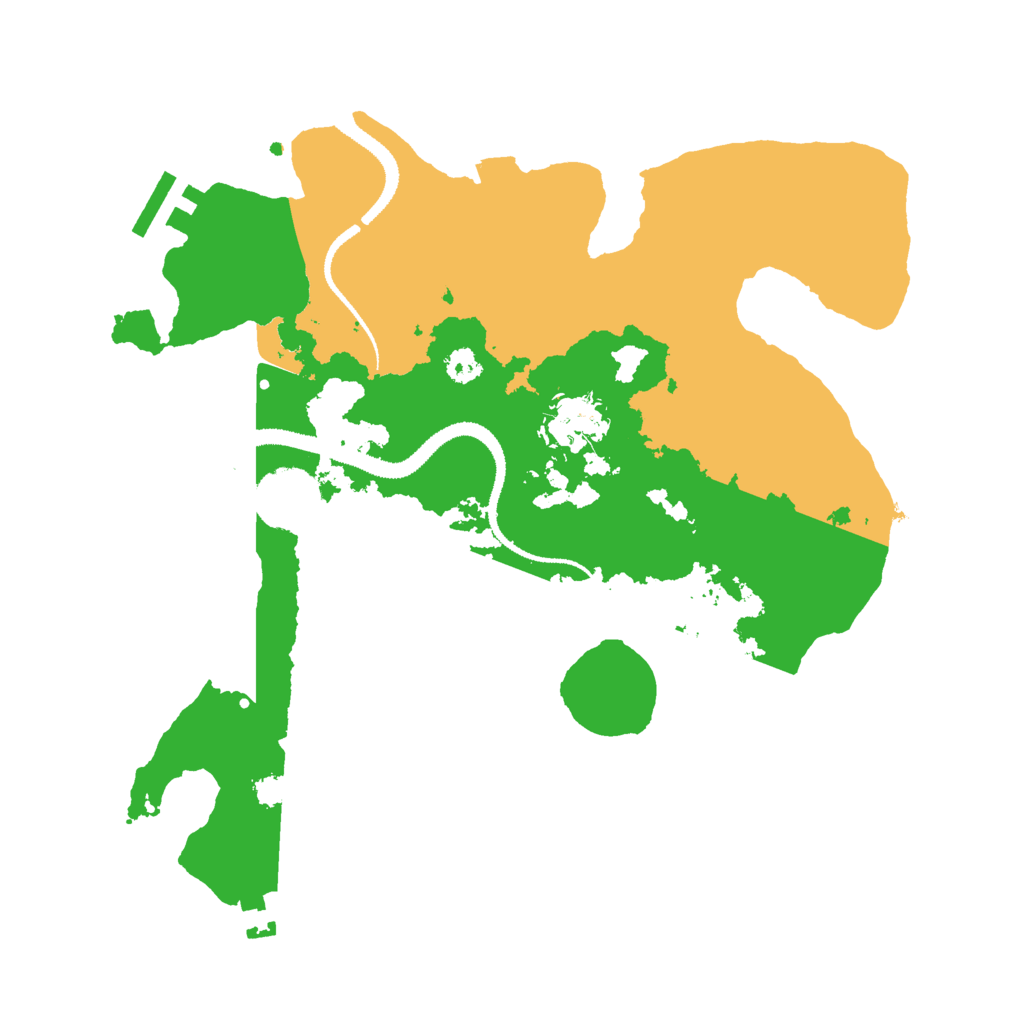 Biome Rust Map: Procedural Map, Size: 3000, Seed: 1492138290