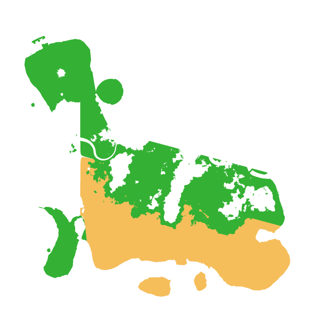 Biome Rust Map: Procedural Map, Size: 3500, Seed: 919933432