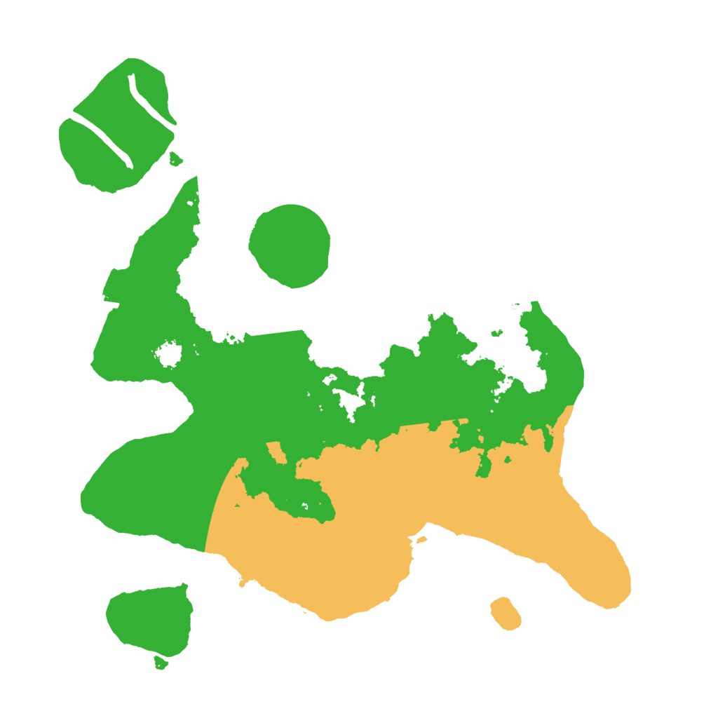 Biome Rust Map: Procedural Map, Size: 2500, Seed: 713955577