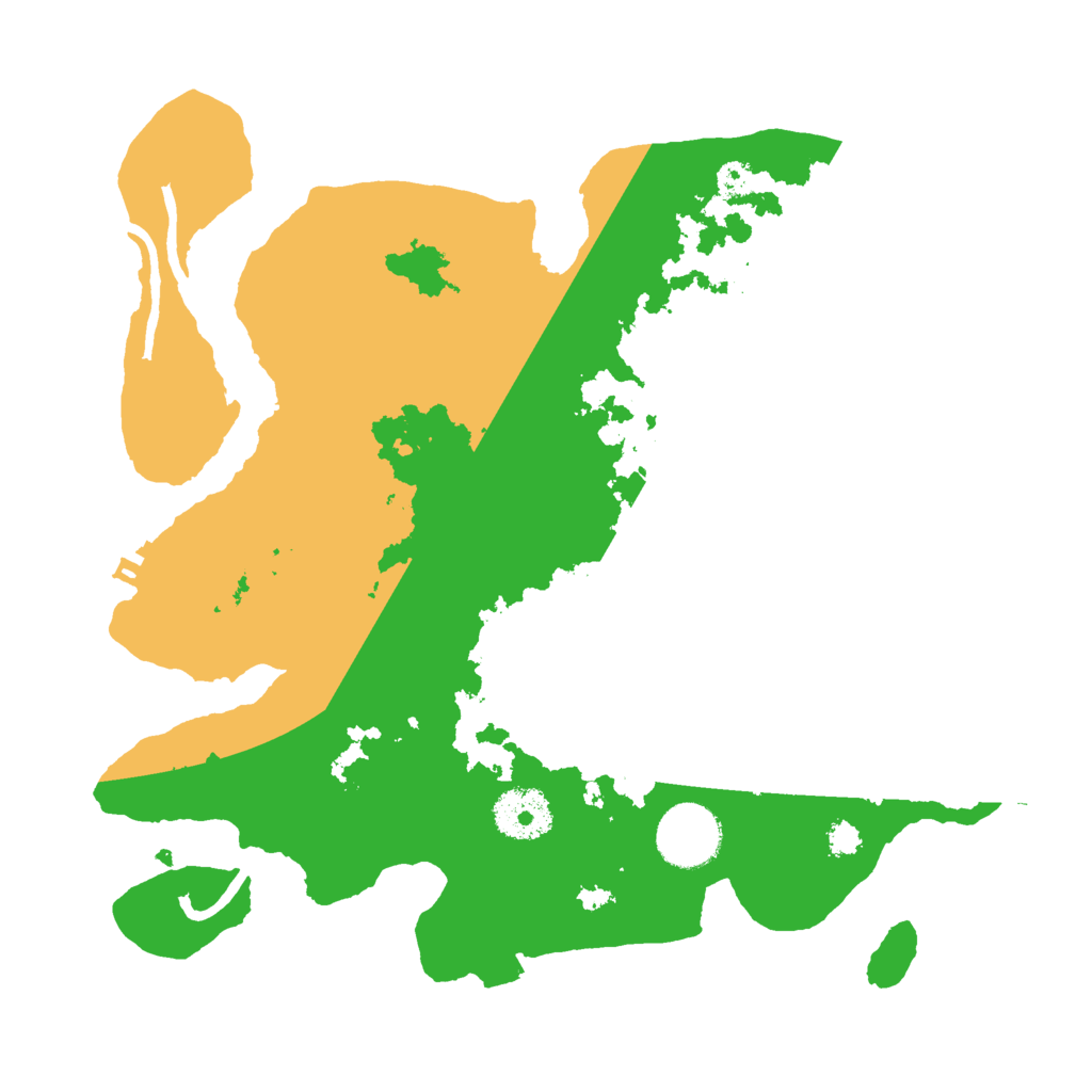 Biome Rust Map: Procedural Map, Size: 3000, Seed: 492868044