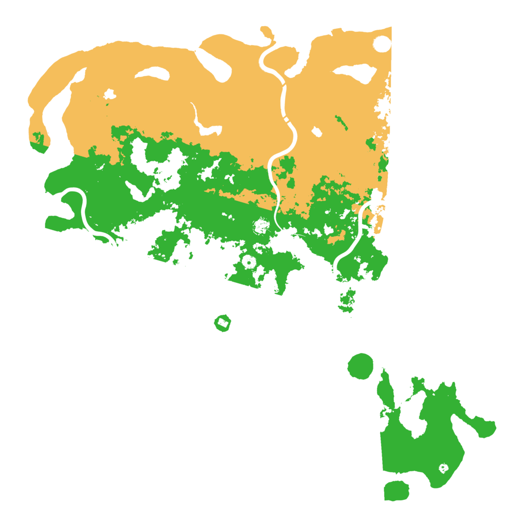 Biome Rust Map: Procedural Map, Size: 5678, Seed: 2147483647