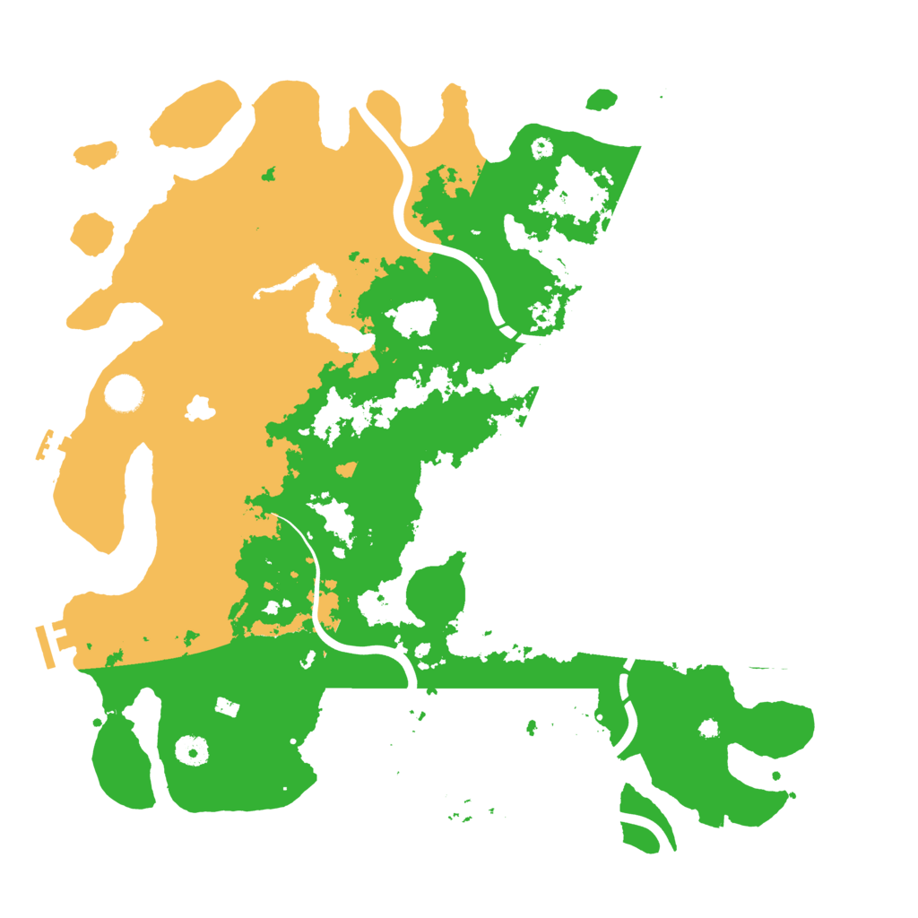 Biome Rust Map: Procedural Map, Size: 4250, Seed: 14348655