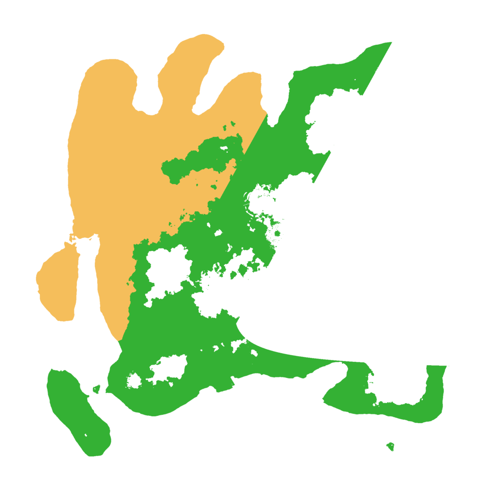 Biome Rust Map: Procedural Map, Size: 3000, Seed: 1384503170