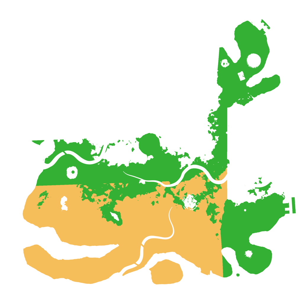 Biome Rust Map: Procedural Map, Size: 3800, Seed: 22222222