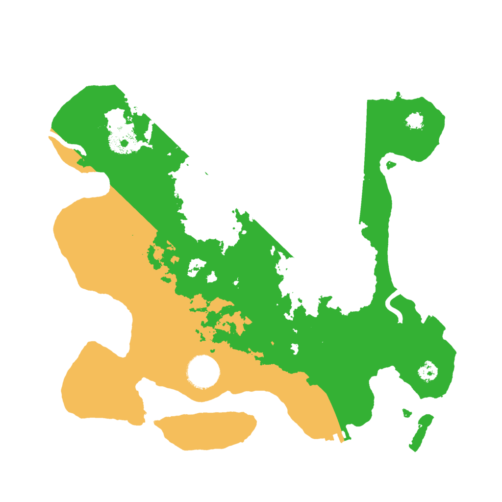 Biome Rust Map: Procedural Map, Size: 2700, Seed: 661534007