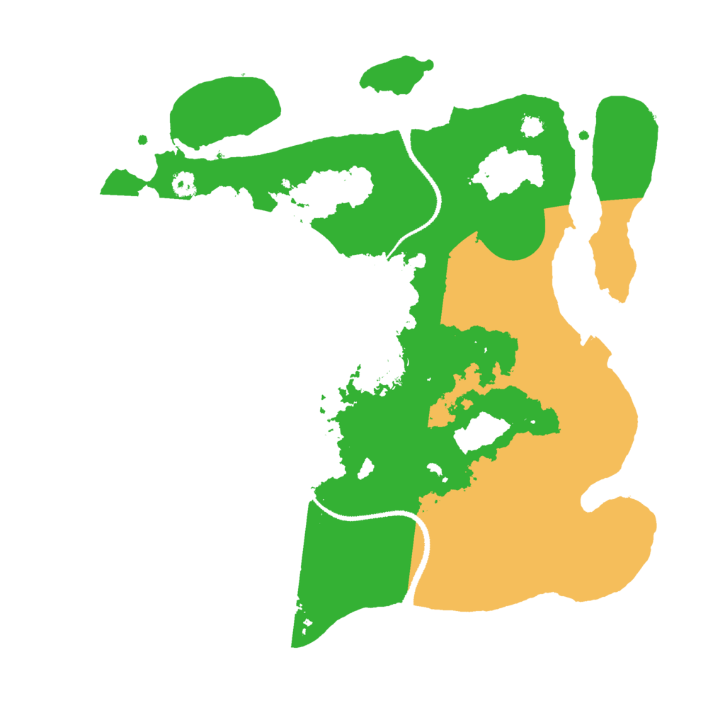 Biome Rust Map: Procedural Map, Size: 3000, Seed: 667210551