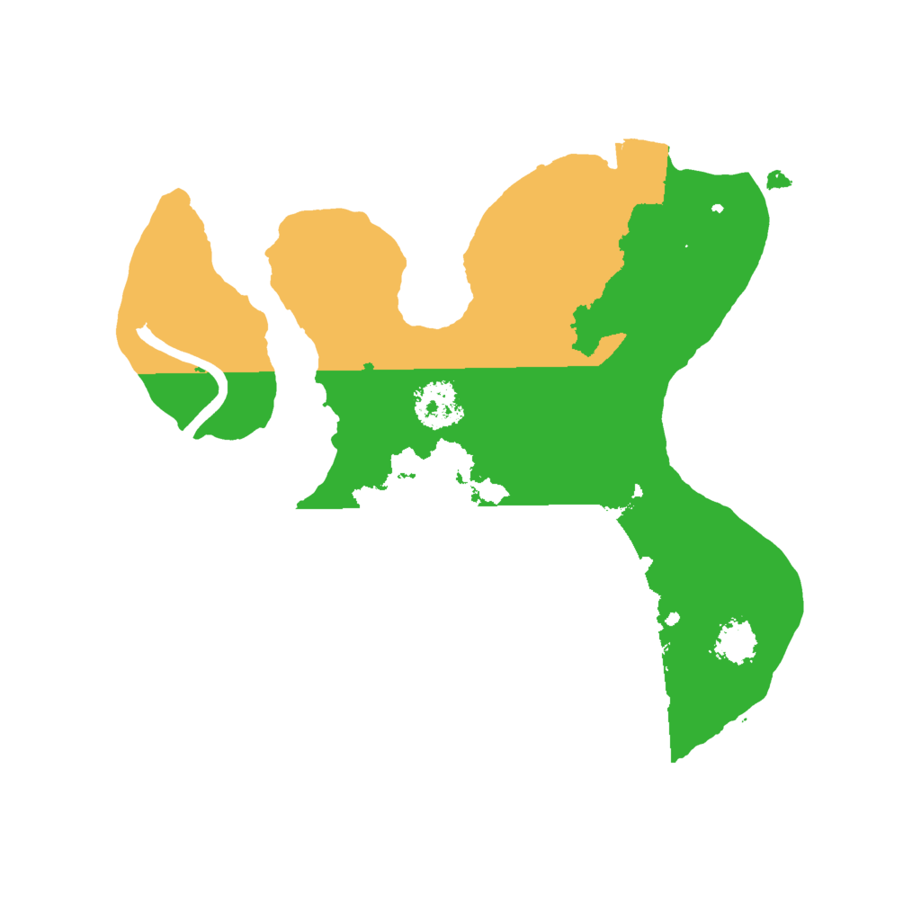 Biome Rust Map: Procedural Map, Size: 2000, Seed: 60900521