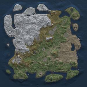 Thumbnail Rust Map: Procedural Map, Size: 4250, Seed: 336626956, 19 Monuments