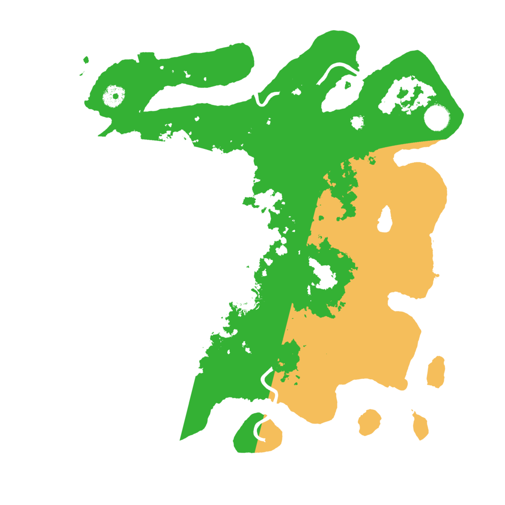 Biome Rust Map: Procedural Map, Size: 3500, Seed: 396431293