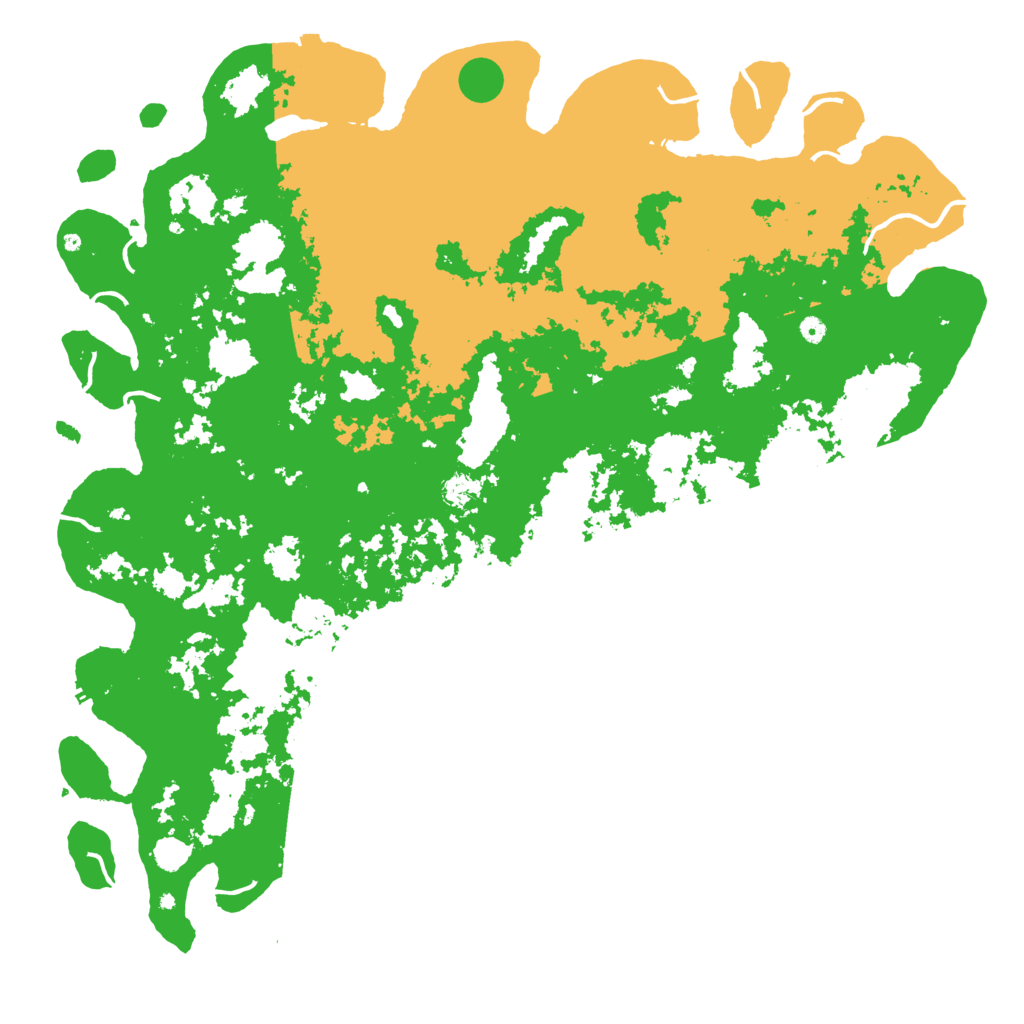 Biome Rust Map: Procedural Map, Size: 6000, Seed: 95959595