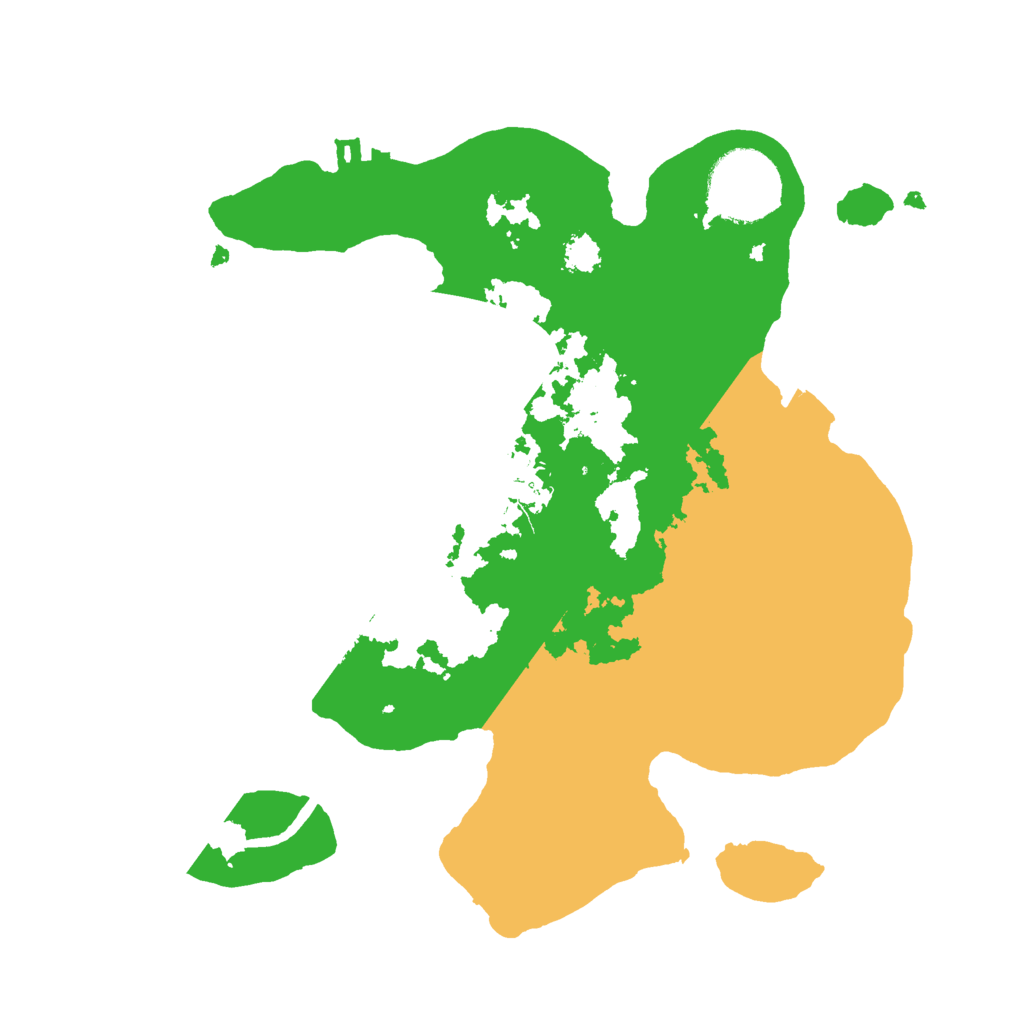 Biome Rust Map: Procedural Map, Size: 2500, Seed: 1122334455