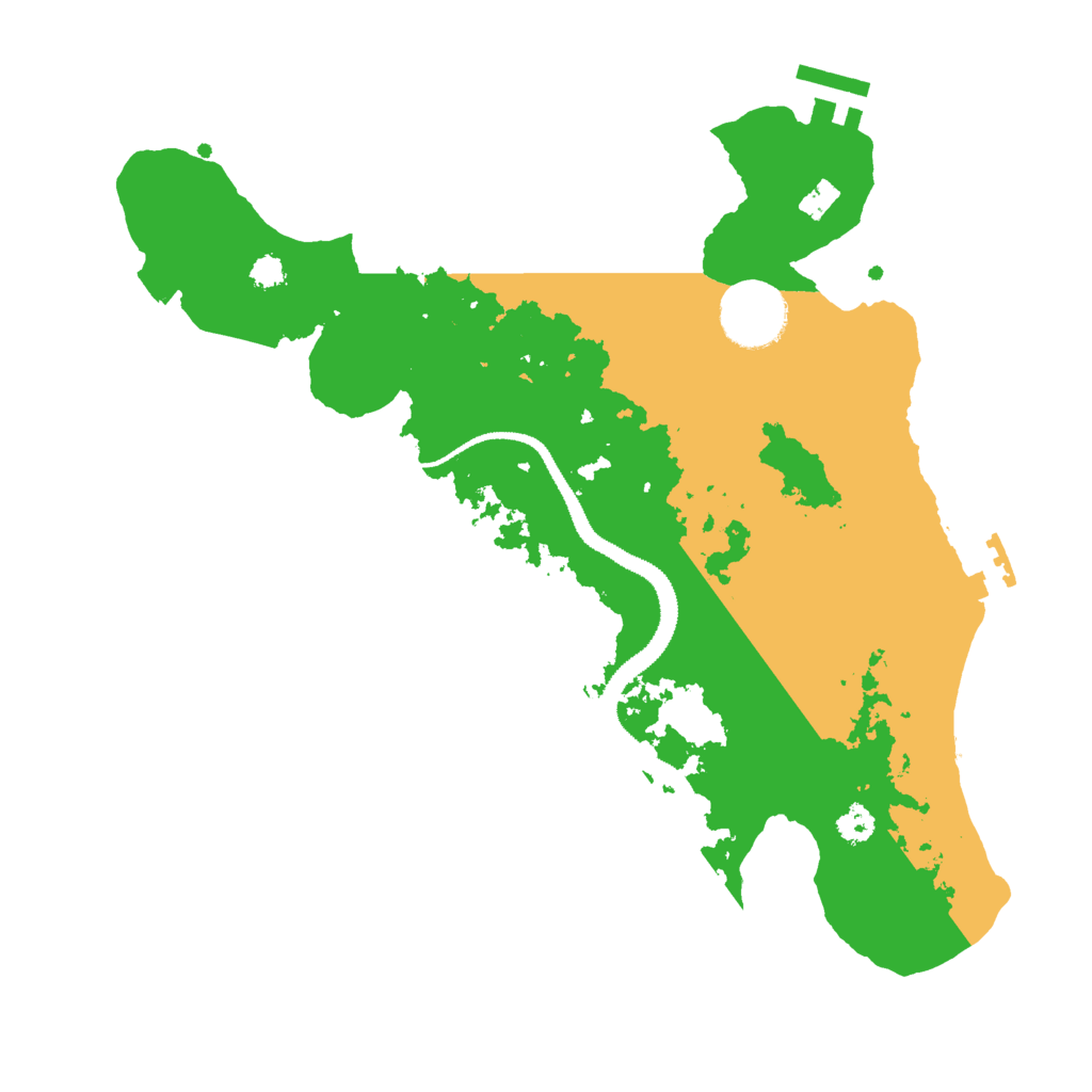 Biome Rust Map: Procedural Map, Size: 3000, Seed: 8736