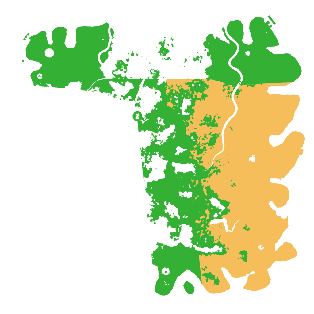 Biome Rust Map: Procedural Map, Size: 6000, Seed: 4733