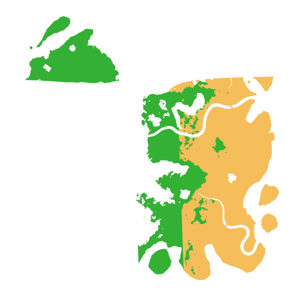 Biome Rust Map: Procedural Map, Size: 4200, Seed: 342056485