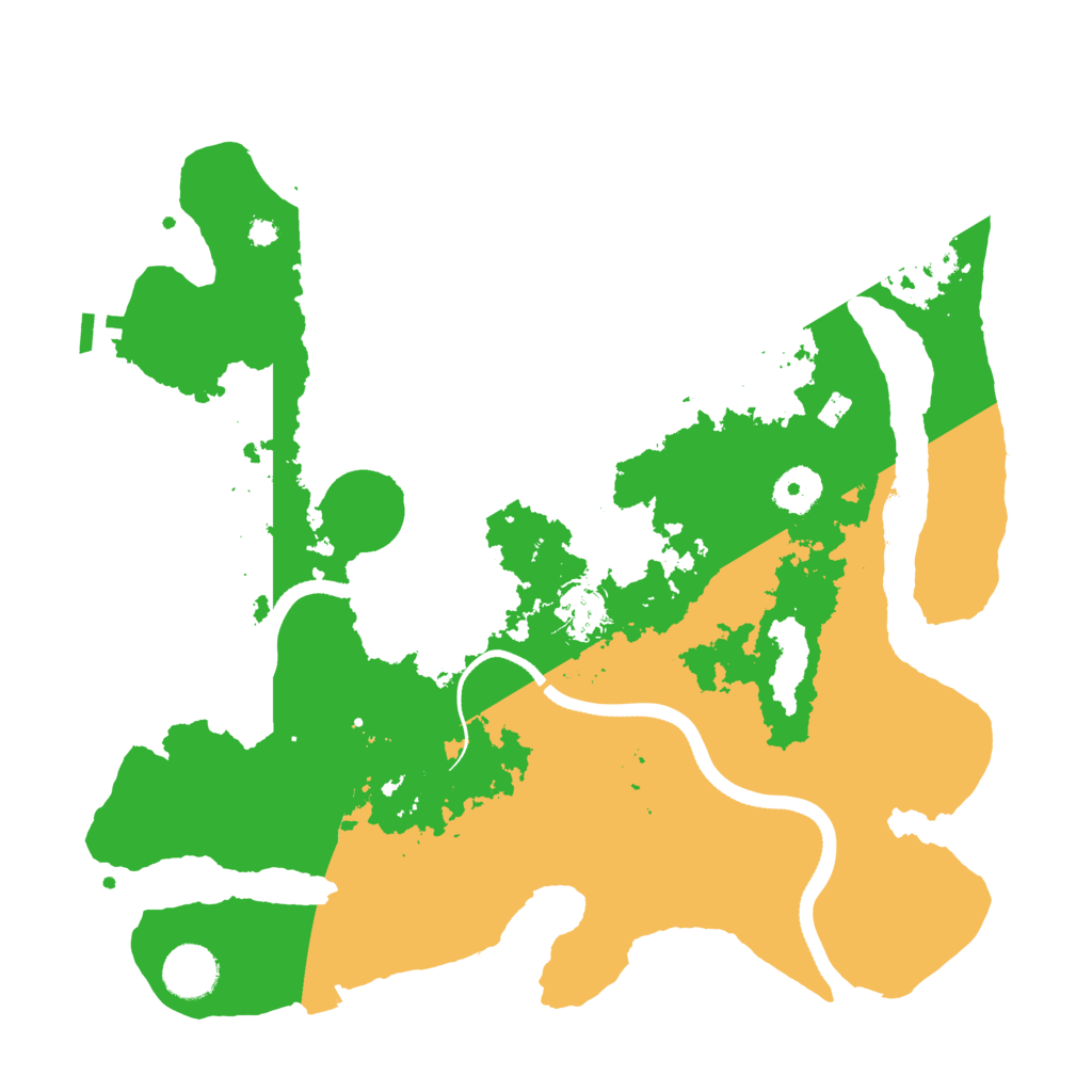 Biome Rust Map: Procedural Map, Size: 3500, Seed: 780564546