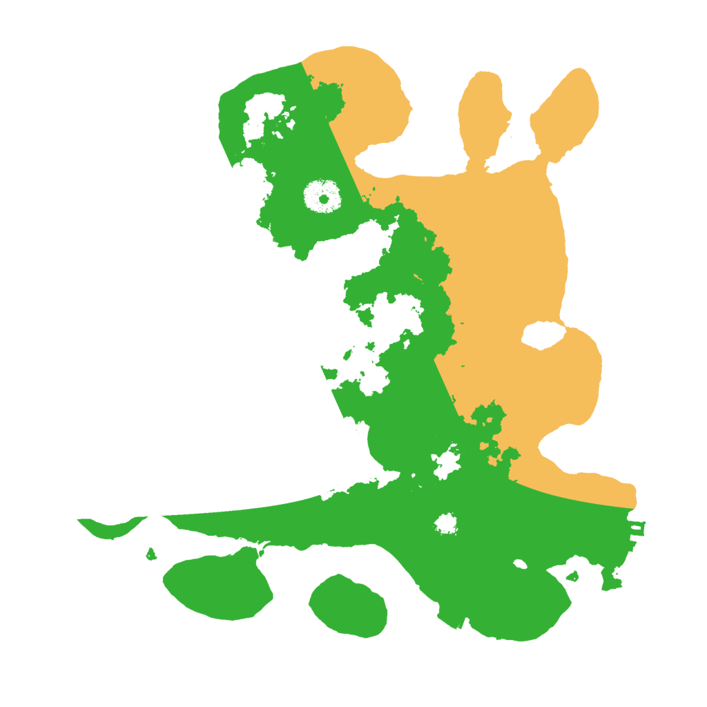 Biome Rust Map: Procedural Map, Size: 3000, Seed: 13670