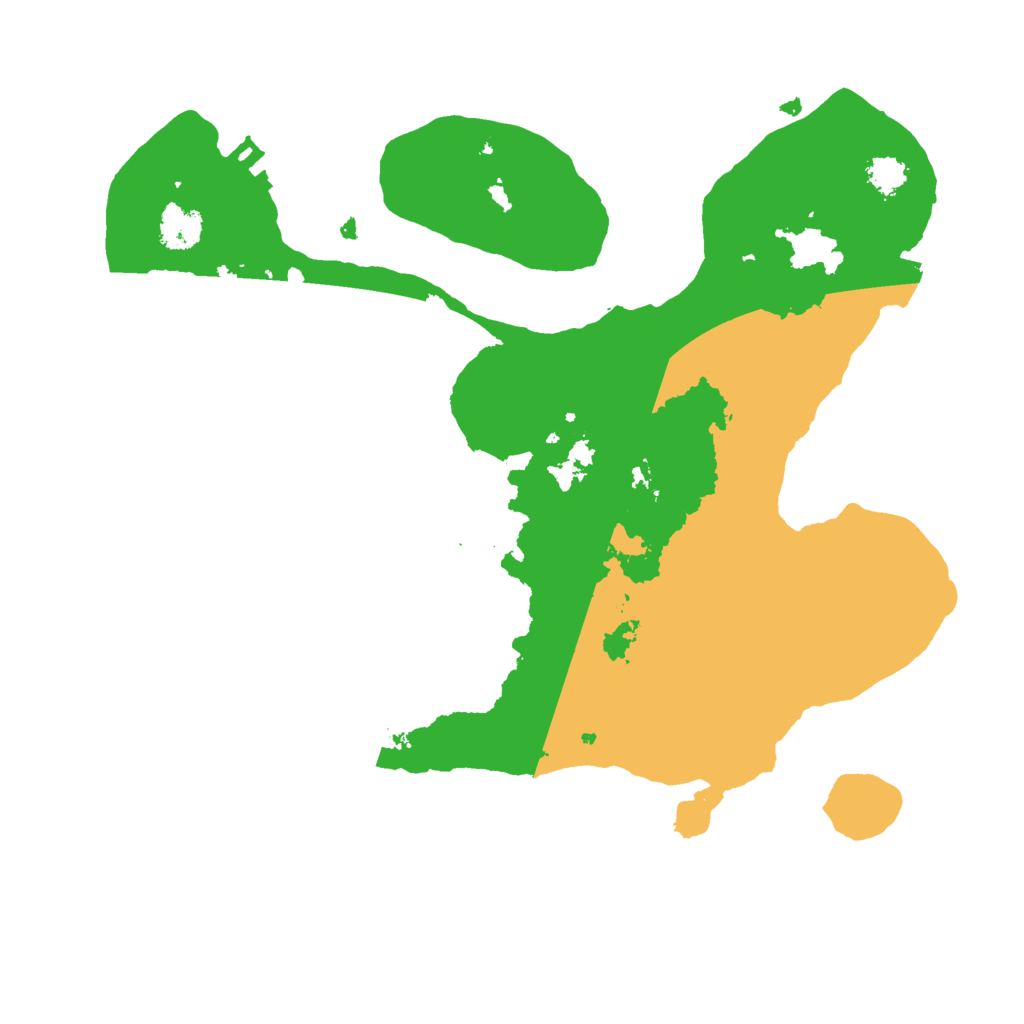 Biome Rust Map: Procedural Map, Size: 2500, Seed: 469695696