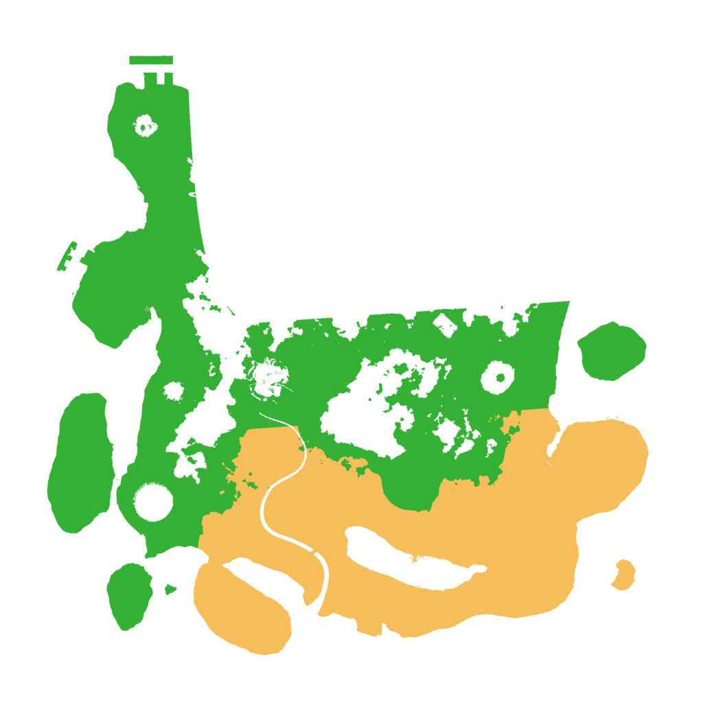 Biome Rust Map: Procedural Map, Size: 3250, Seed: 172559817