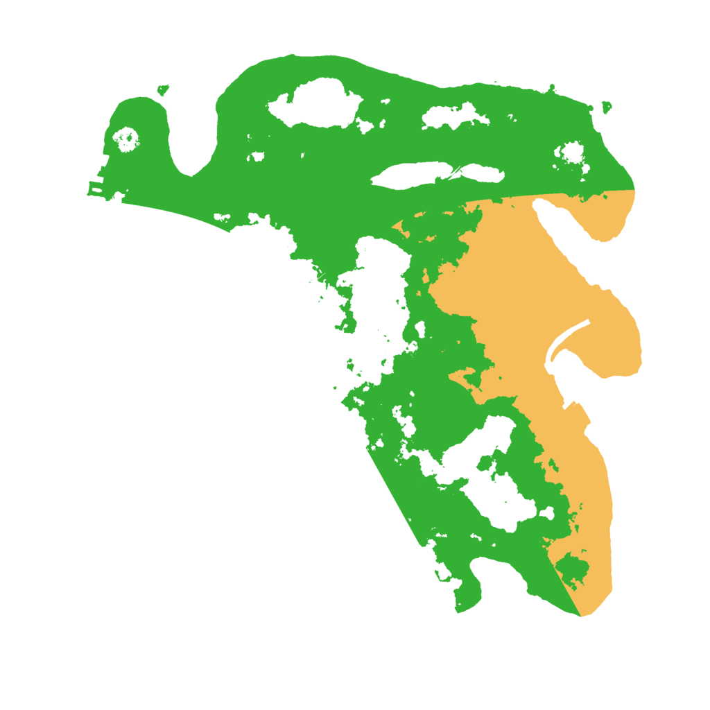 Biome Rust Map: Procedural Map, Size: 3000, Seed: 64565553