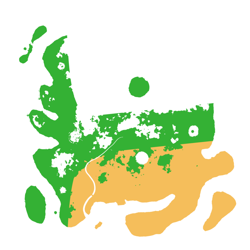 Biome Rust Map: Procedural Map, Size: 3500, Seed: 98212706