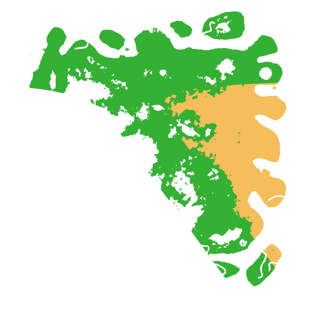 Biome Rust Map: Procedural Map, Size: 4400, Seed: 90902064