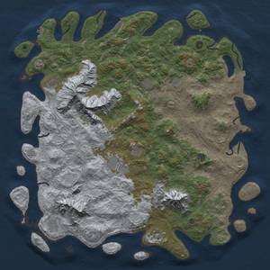 Thumbnail Rust Map: Procedural Map, Size: 5500, Seed: 8979825, 19 Monuments