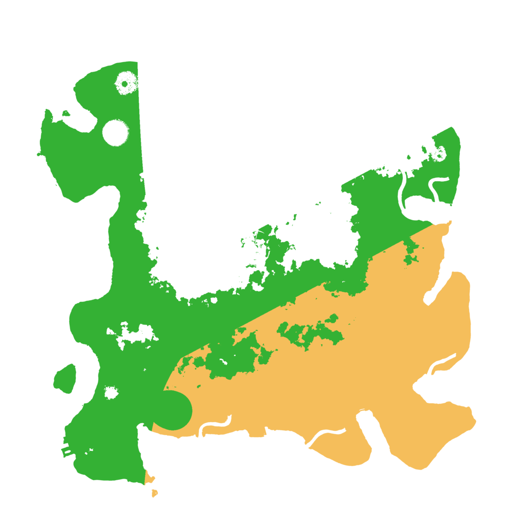 Biome Rust Map: Procedural Map, Size: 3500, Seed: 1766432980