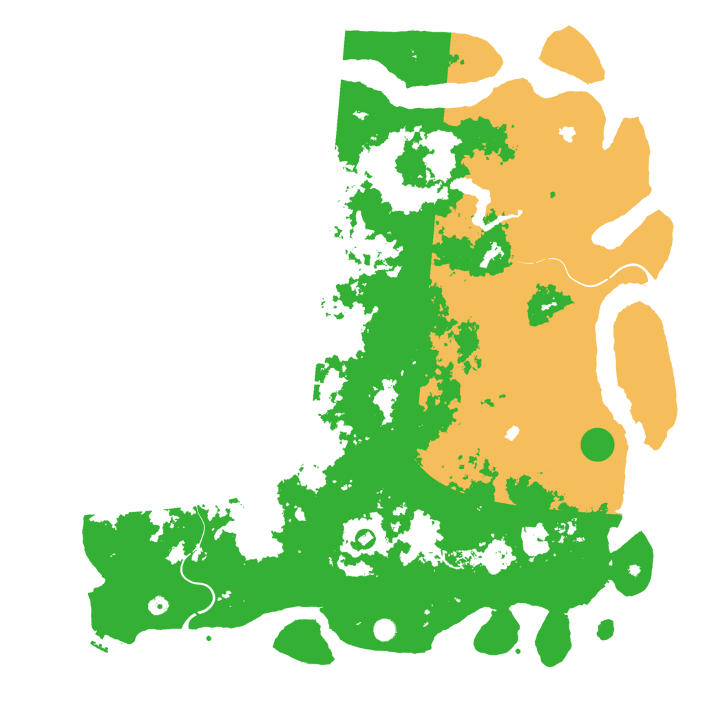 Biome Rust Map: Procedural Map, Size: 5500, Seed: 37380