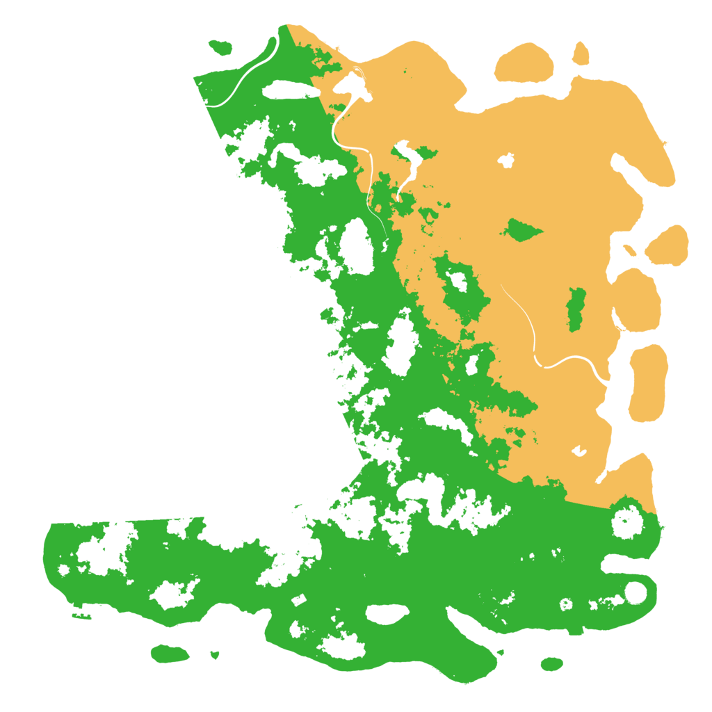 Biome Rust Map: Procedural Map, Size: 5600, Seed: 1988