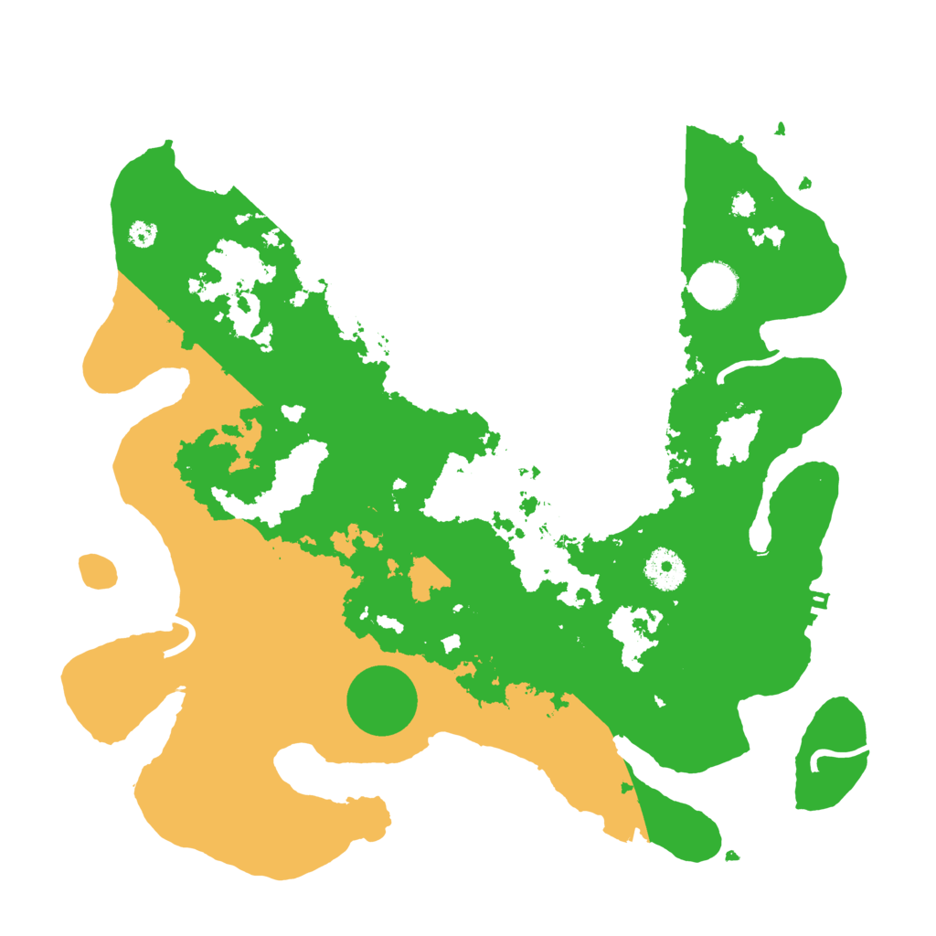 Biome Rust Map: Procedural Map, Size: 3500, Seed: 913745339