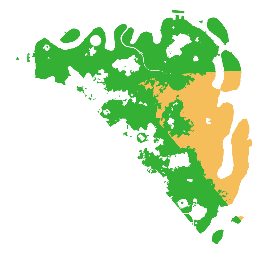 Biome Rust Map: Procedural Map, Size: 4250, Seed: 55241961