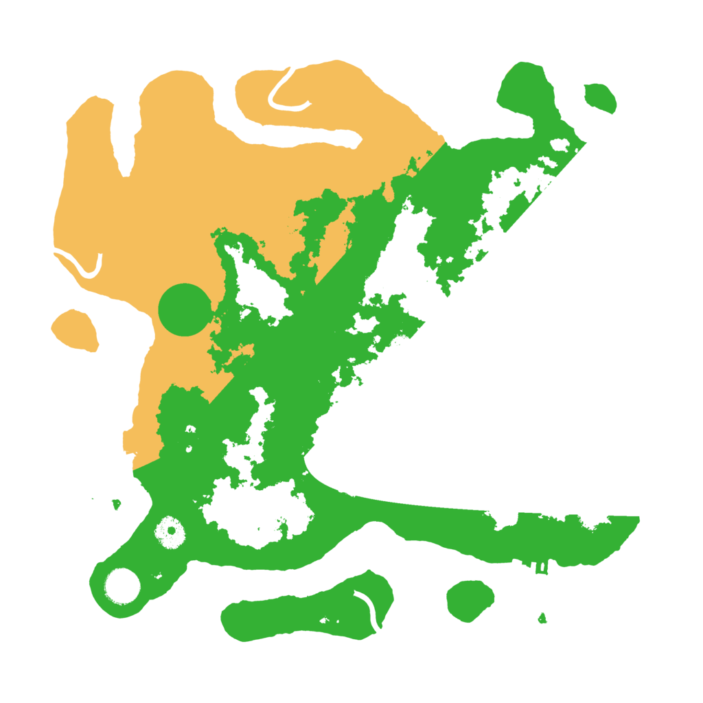 Biome Rust Map: Procedural Map, Size: 3500, Seed: 1292403336