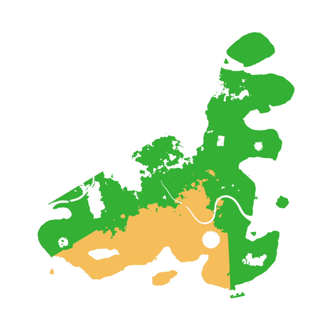 Biome Rust Map: Procedural Map, Size: 3200, Seed: 4678792