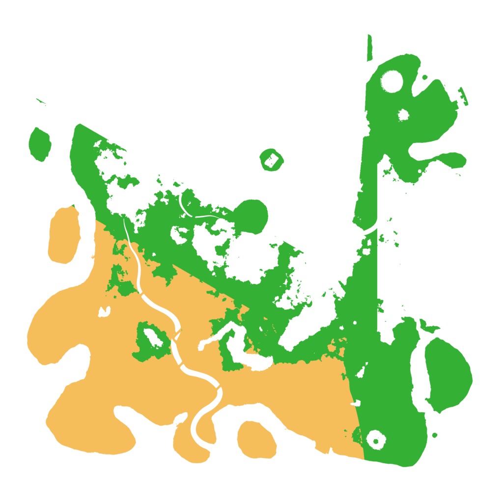 Biome Rust Map: Procedural Map, Size: 4000, Seed: 575311336