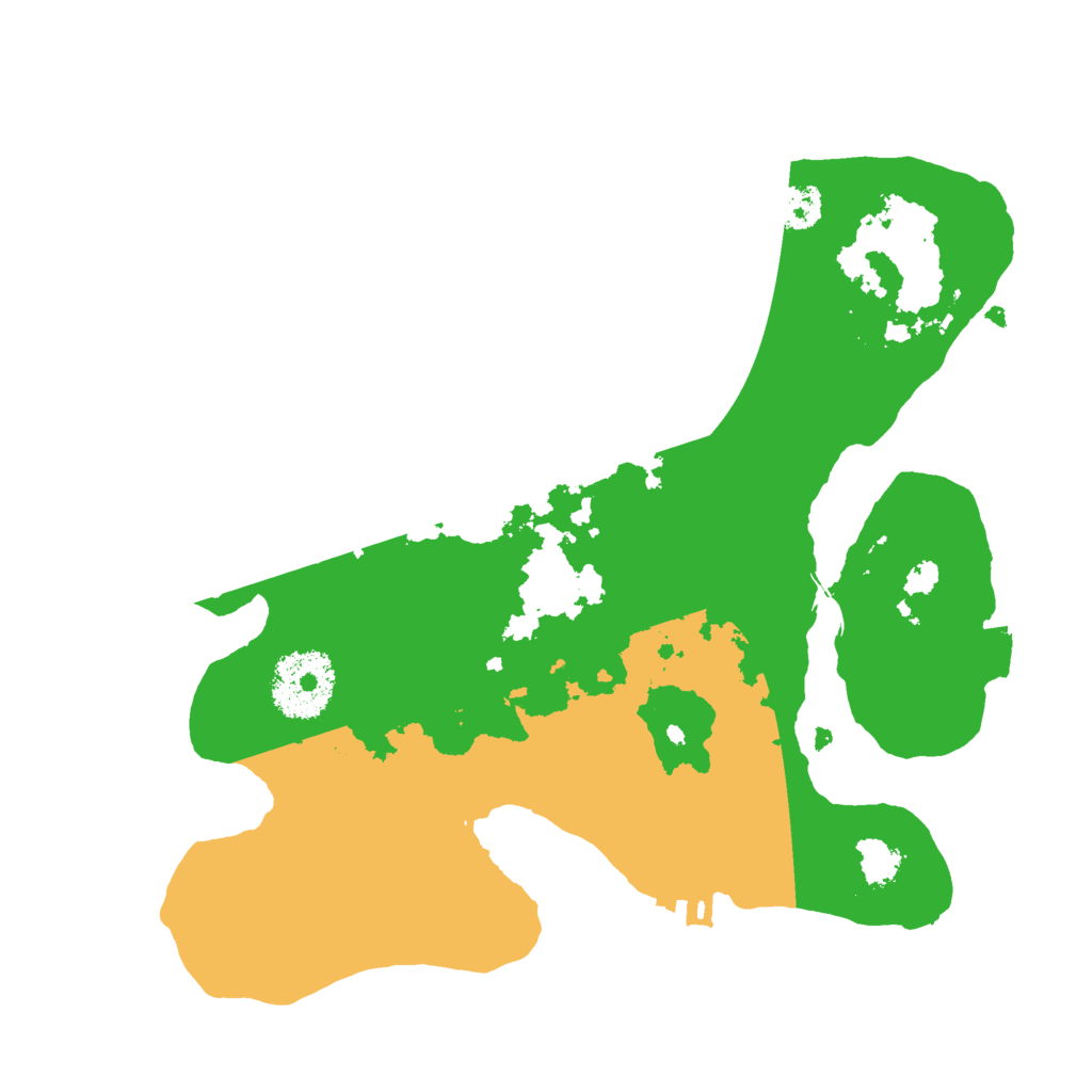 Biome Rust Map: Procedural Map, Size: 2500, Seed: 113028756