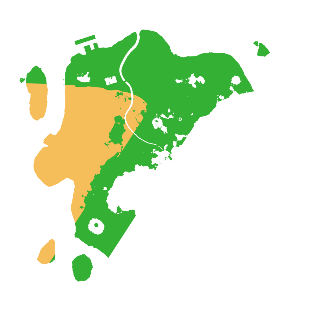 Biome Rust Map: Procedural Map, Size: 3000, Seed: 1981355232
